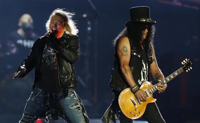 Guns N' Roses global tour will only make Texas stops in San Antonio and Houston. - Shutterstock / Antonio Scorza