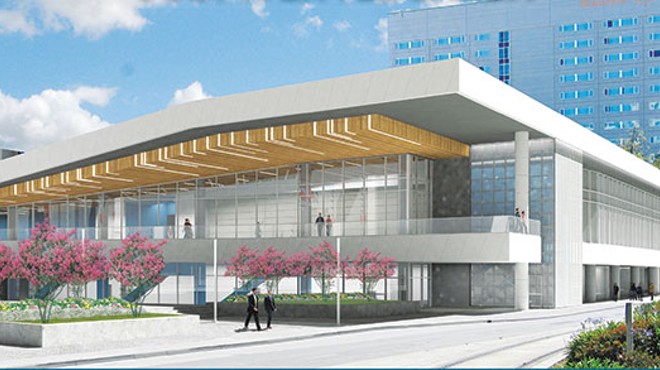 A rendering of just one of SA’s many competitors, San Jose’s newly expanded convention center by the sea, which the city has been promoting with free rental days and other giveaways