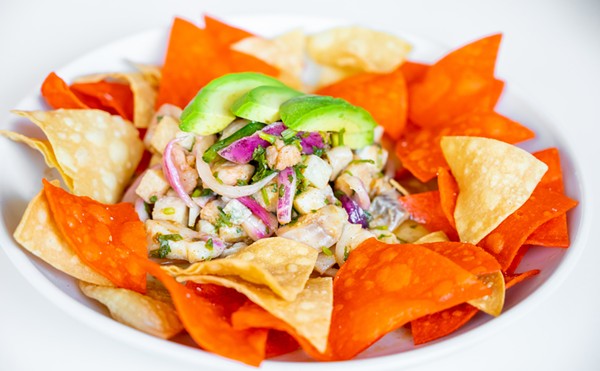 Angelia’s Ceviche at Rosario's is slightly discounted during the spot's new happy hour.