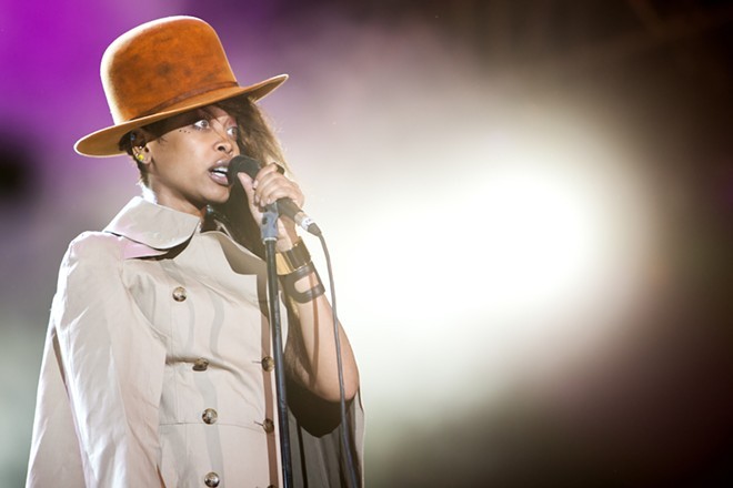 Erykah Badu has emerged as a music icon since bursting onto the scene in the '90s with an intoxicating blend of jazz, funk and R&B. - Shutterstock / Nikola Spasenoski