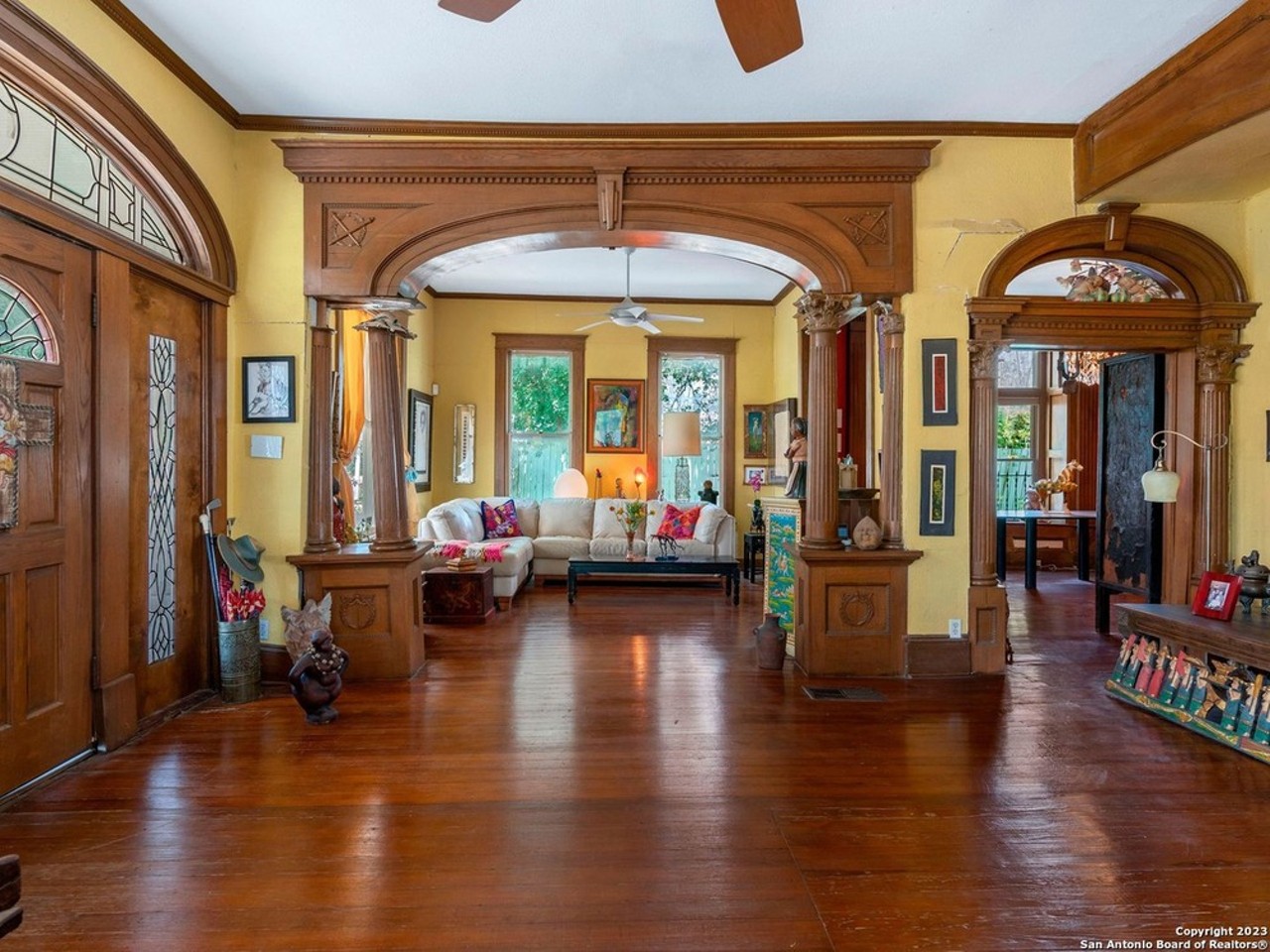 A 1920 San Antonio mansion of produce magnate Richard Pruitt is for sale