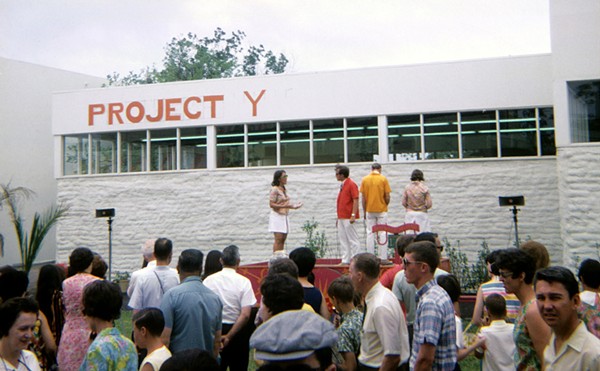 A "happening" takes place onstage at Project Y during Hemisfair ’68, San Antonio’s World’s Fair.