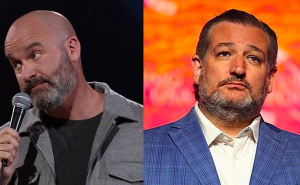 Good Neighbors: According to a new standup routine, Tom Segura (left) doesn't quite know what to make of his neighbor Ted Cruz.