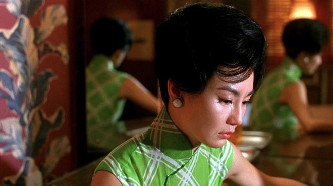 In the Mood for Love blends vivid cinematography, a potent commentary on love and desire and the astonishing beauty of stars Tony Leung and Maggie Cheung.