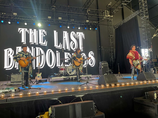 The Last Bandoleros play the Stagecoach Festival, one of the band’s final gigs before its hiatus. - Scott Enright