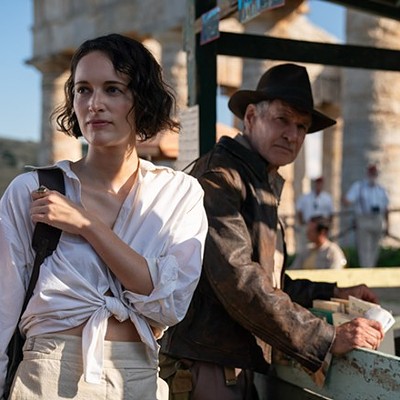 Phoebe Waller-Bridge plays the grifting sidekick to Harrison Ford's Indiana Jones.