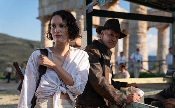 Phoebe Waller-Bridge plays the grifting sidekick to Harrison Ford's Indiana Jones.