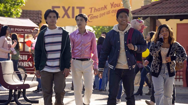 Primo follows the character Rafa (second from left) as he navigates high school and a complicated home life.