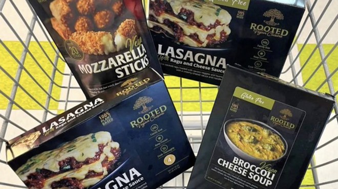 Rooted Vegan Cuisine's line of plant-based frozen items.