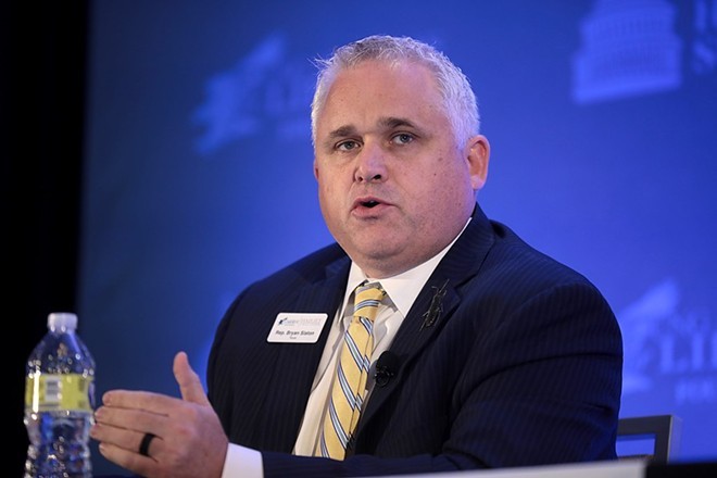 Texas State Rep. Bryan Slaton speaks at a 2022 summit hosted by the Young Americans for Liberty Foundation. - Wikimedia Commons / Gage Skidmore