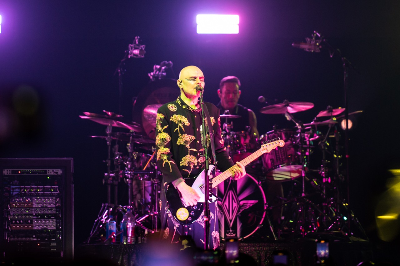 Everything we saw as Smashing Pumpkins played the first show at San Antonio's Tech Port Center