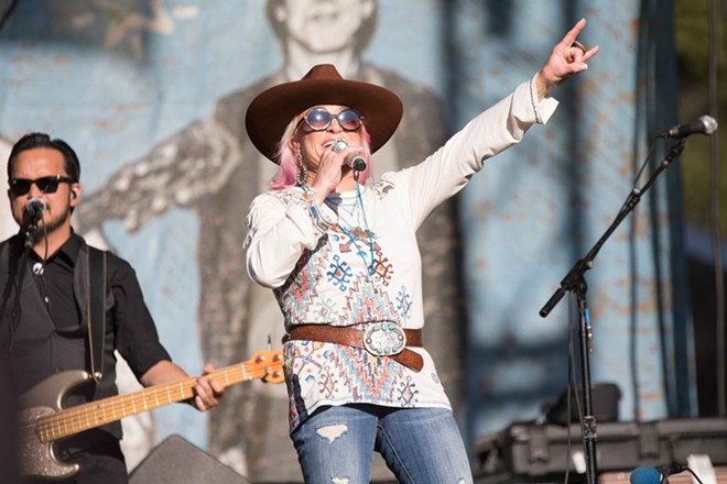 Country icon Tanya Tucker came into success during the early '70s as a teen singing sensation. - Shutterstock / Sterling Munksgard